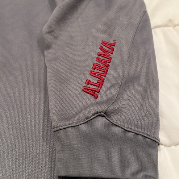 Nike Team Issued University of Alabama Gray Long Sleeve Dri-fit - Picture 4 of 6